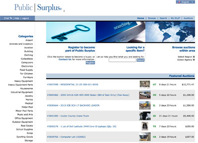 Public Surplus Online Auctions
